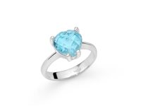 Anello Miluna Donna GEMMA DEL CIELO 925 in Argento Topazio LID3462 - LID3462